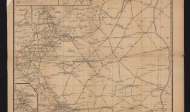 Mapa Polskich Kolei Państwowych i prywatnych pod zarządem państwowym. Rytował Władysław Panek